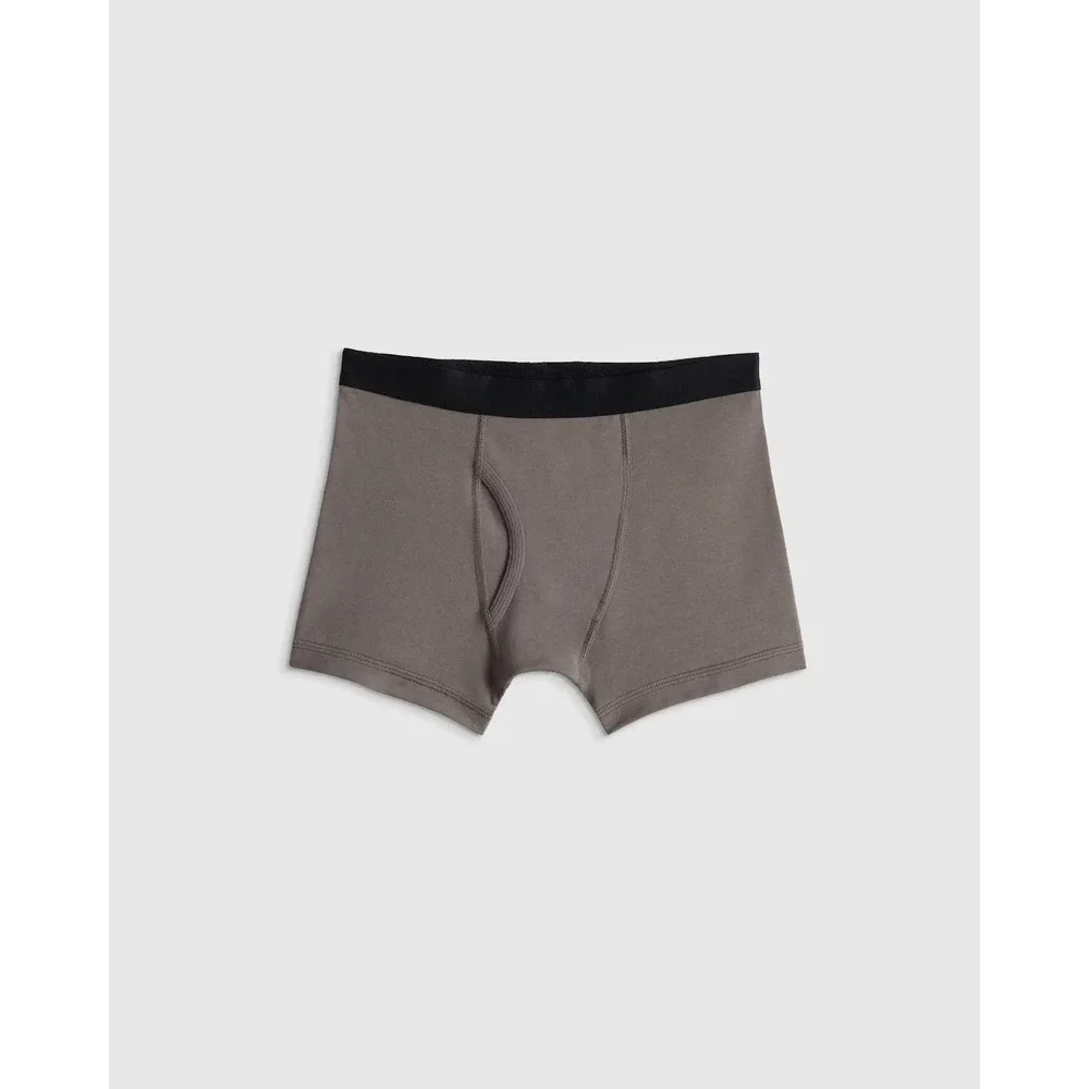 Quince Boys Organic Cotton Spandex Boxer Briefs 5-Pack Multicolor Size 8 NWT